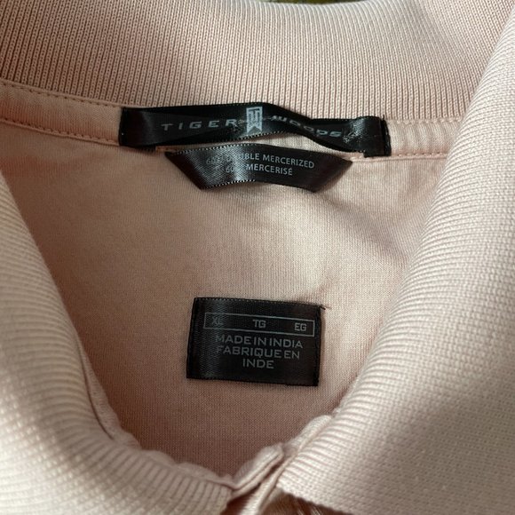 Tiger Woods Men's Pink Polo Shirt XL - Picture 8 of 8